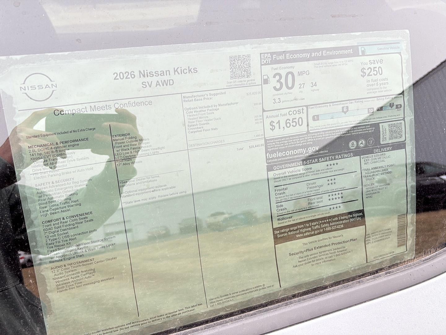 2026 Nissan Kicks SV