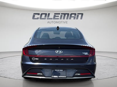 2020 Hyundai Sonata Hybrid Blue