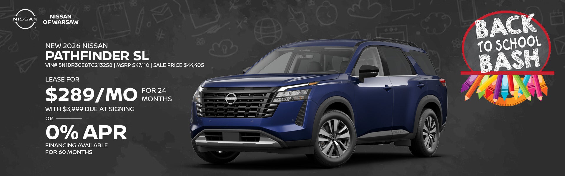 New 2026 Nissan Pathfinder SL