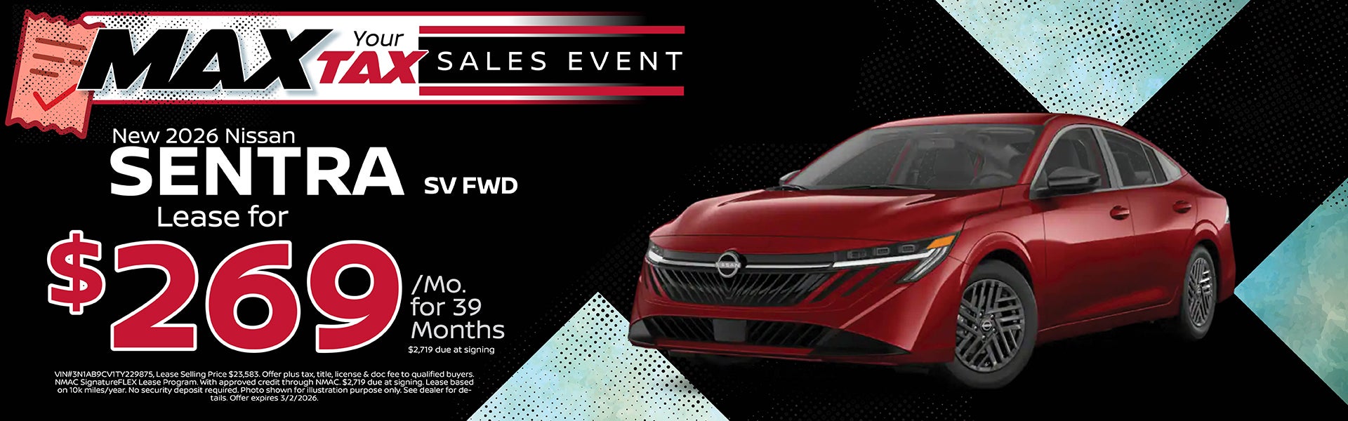 2026 Nissan Sentra Offer | Nissan of Warsaw