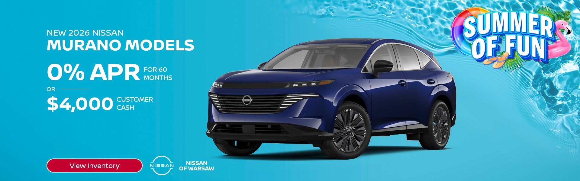 New 2026 Nissan Murano Models