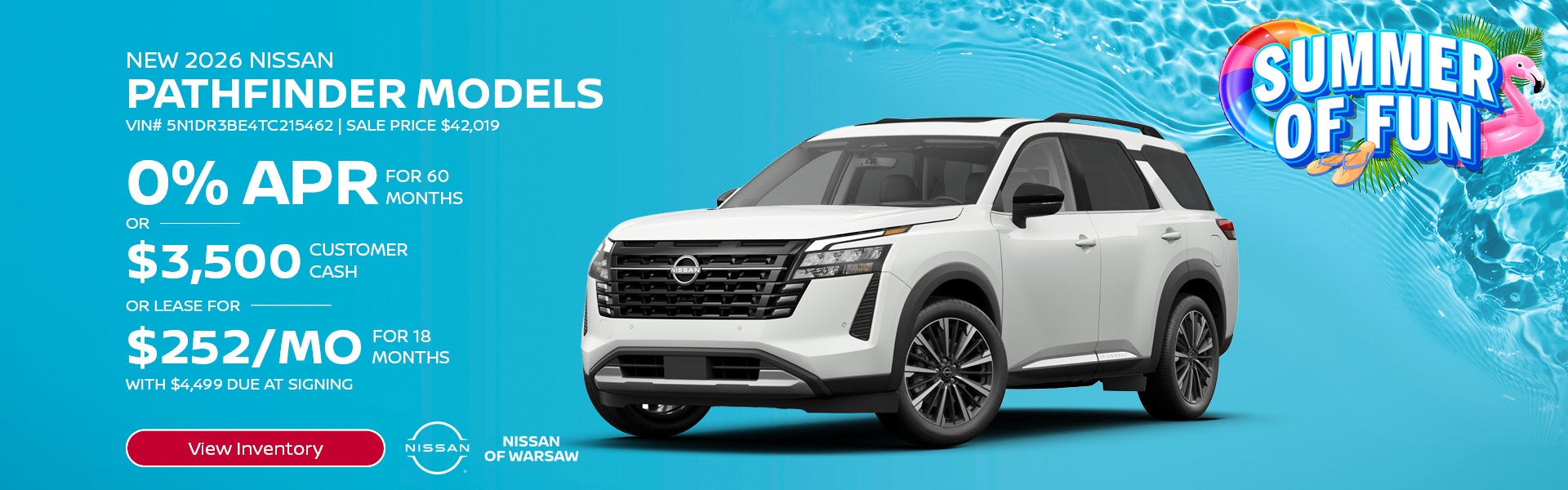 New 2026 Nissan Pathfinder Models