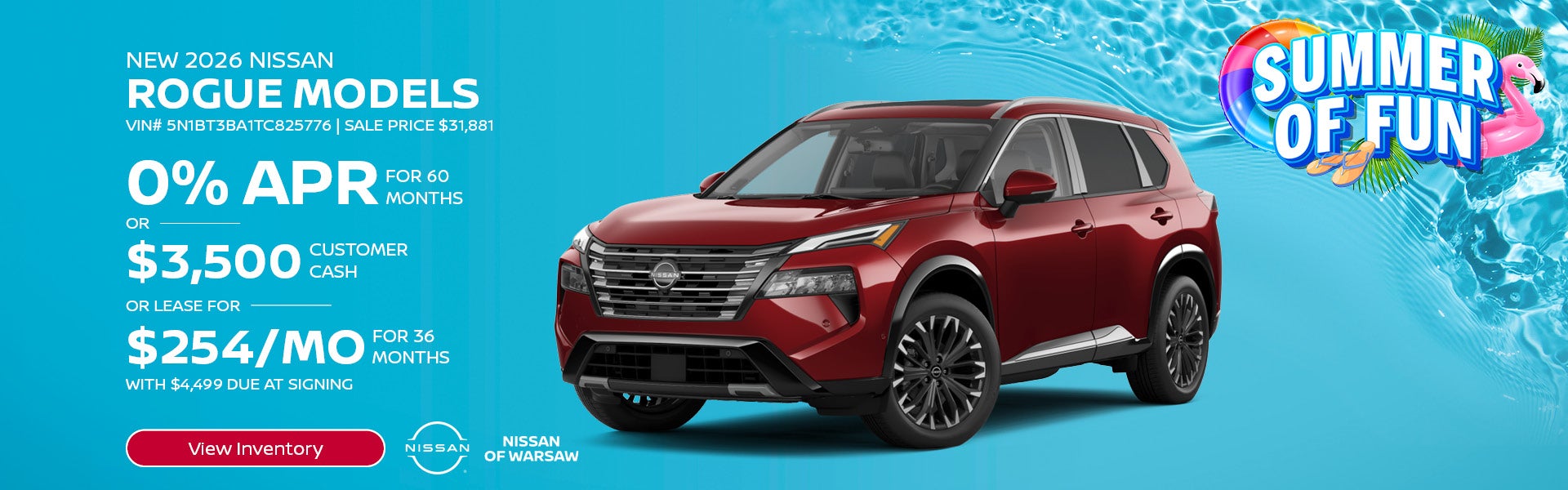 New 2026 Nissan Rogue Models