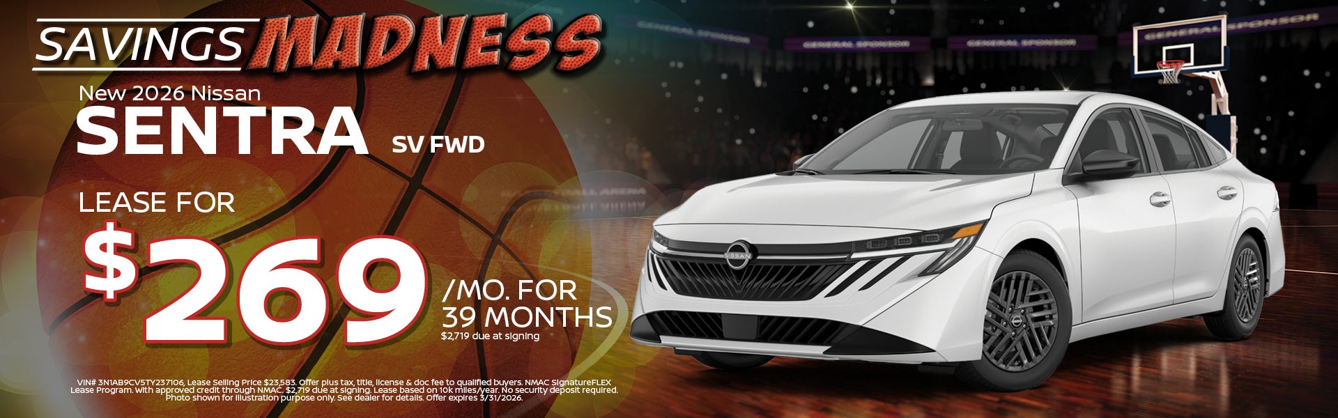 2026 Nissan Sentra Offer | Nissan of Warsaw