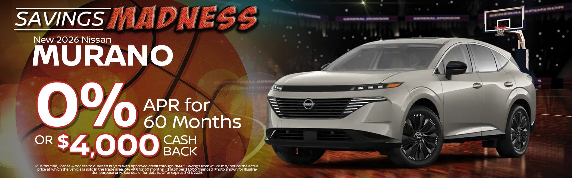 2026 Nissan Murano Offer | Nissan of Warsaw
