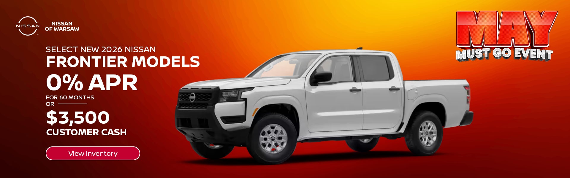 New 2026 Nissan Frontier in Warsaw, IN