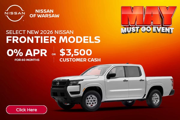 New 2026 Nissan Frontier in Warsaw, IN