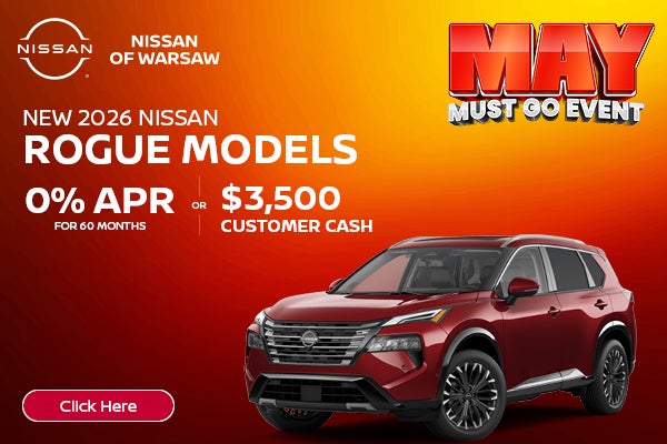 New 2026 Nissan Rogue in Warsaw, IN