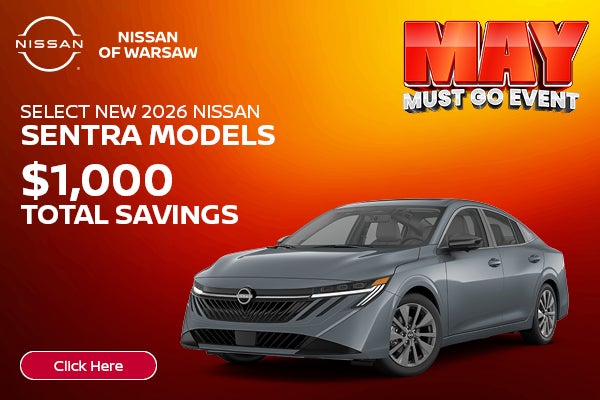 New 2026 Nissan Sentra in Warsaw, IN