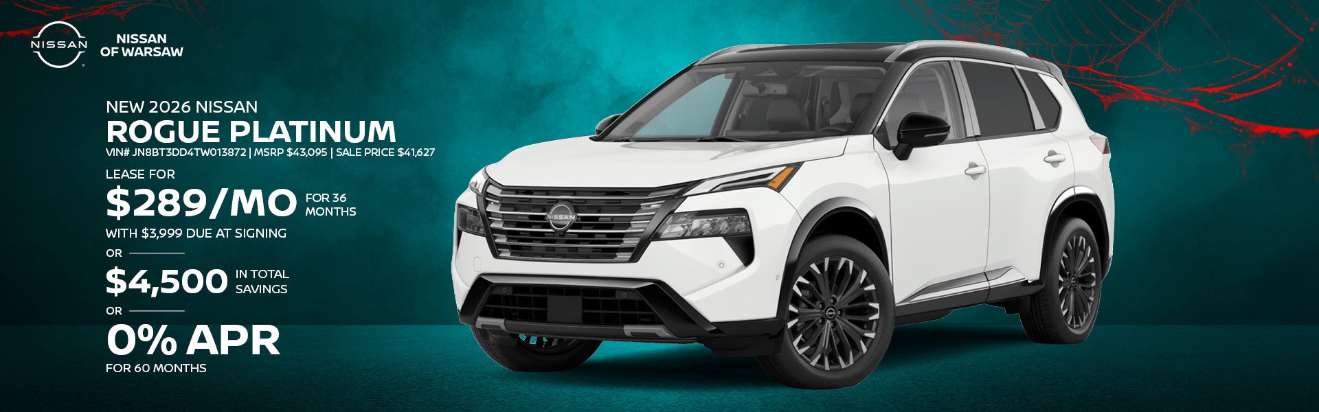  New 2026 Nissan Rogue Platinum