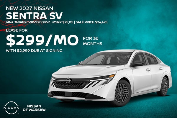 New 2027 Nissan Sentra SV